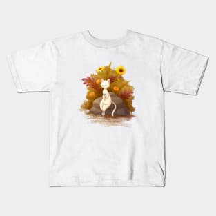 Flower Cat Kids T-Shirt